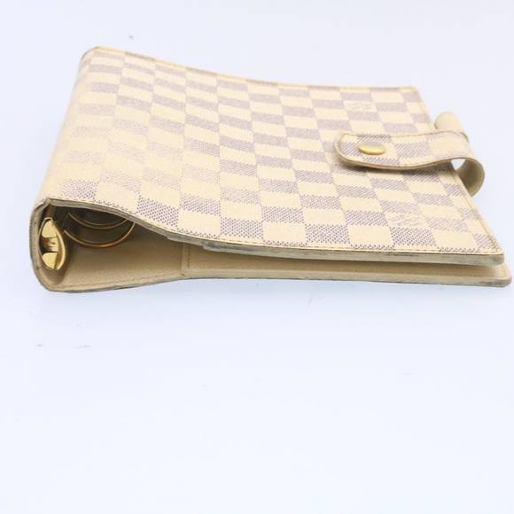 LOUIS VUITTON Damier Azur Agenda GM Day Planner Cover R20708 LV Auth am1546g - Picture 5 of 16